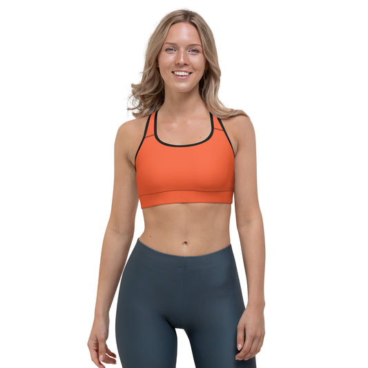 Primal Essentials Fluorescent Orange Sports Bra