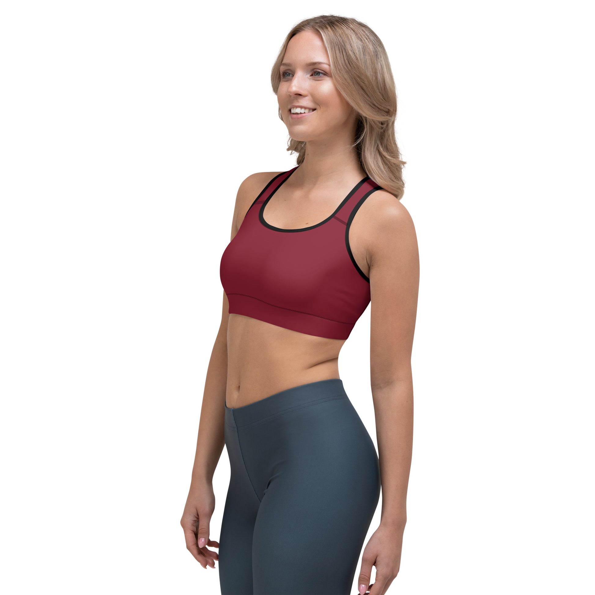 Primal Essentials Maroon Sports Bra