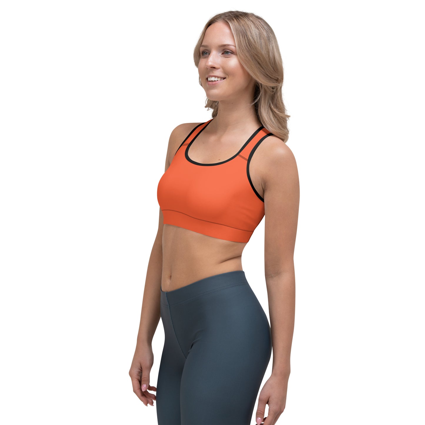 Primal Essentials Fluorescent Orange Sports Bra